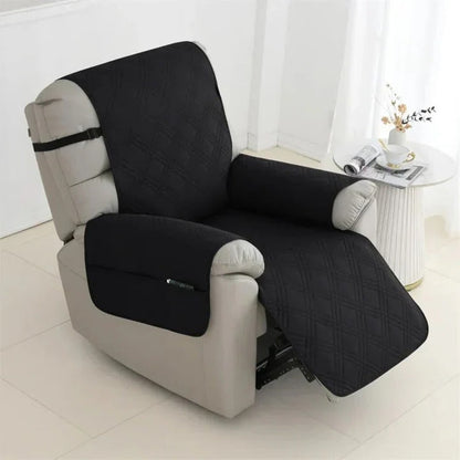 Quilted Recliner Cover with Waterproof Protection and Machine Washable Design