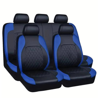 Waterproof PU Leather Seat Covers with 5mm Padding and UV Protection for Cars, SUVs, Trucks