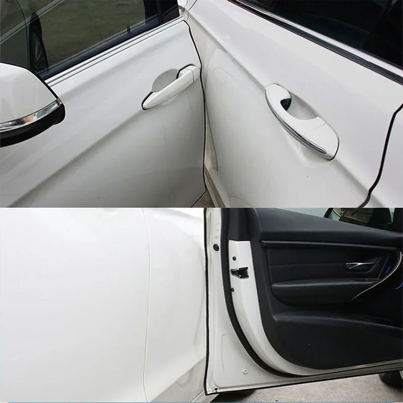 U-Shaped Car Door Edge Guard Strip with Heat Activation, 16.4 Feet
