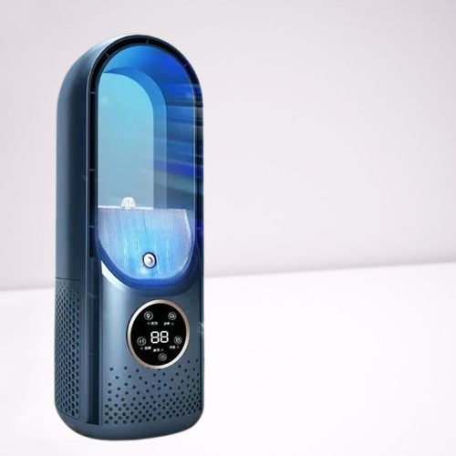 Portable Evaporative Air Cooler with USB Power and Six-Speed Fan for Personal Spaces