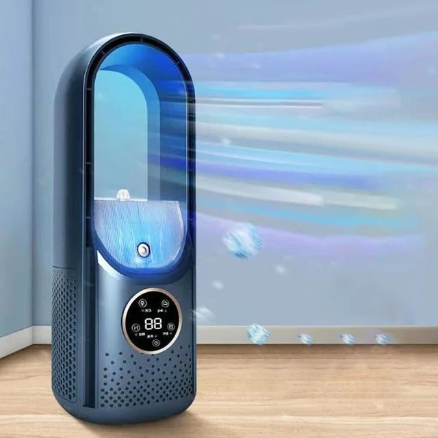 Portable Evaporative Air Cooler with USB Power and Six-Speed Fan for Personal Spaces