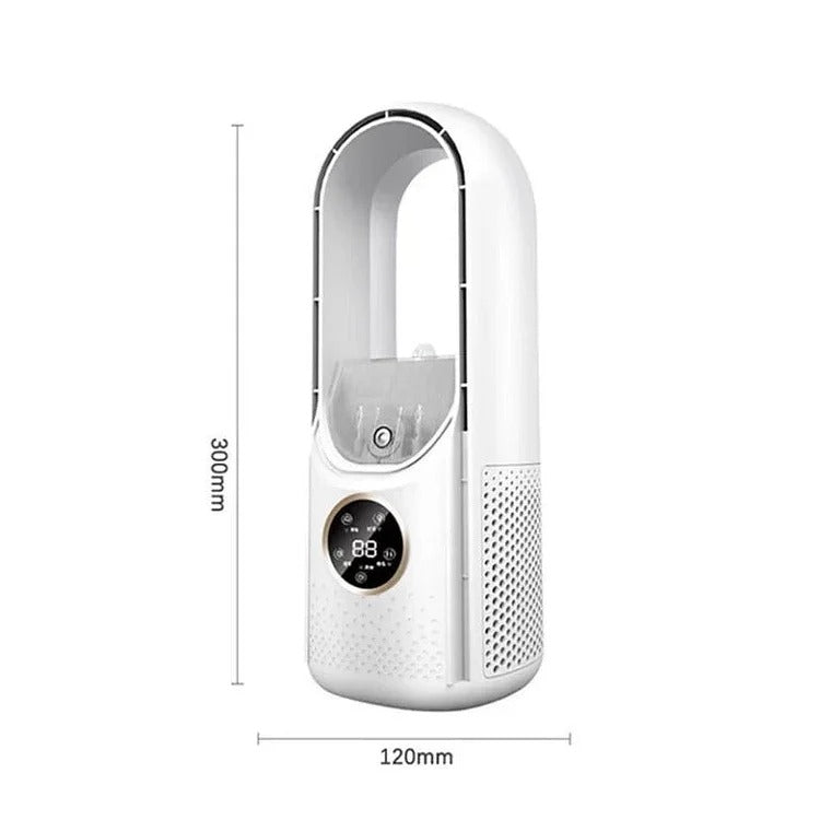Portable Evaporative Air Cooler with USB Power and Six-Speed Fan for Personal Spaces