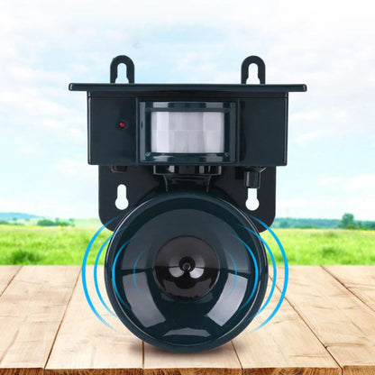 Solar-Powered Motion Sensor Bird Repeller with Adjustable Sound and Infrared Detection