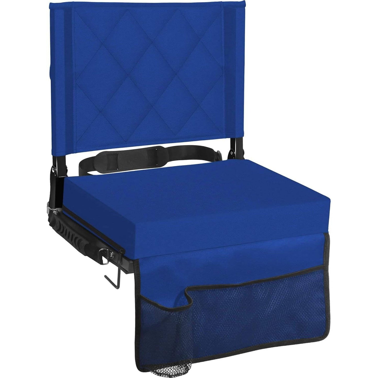 Stadium Seats for Bleachers with Back Support & Wide Cushion, Portable Folding Padded Stadium Chair with Shoulder Strap for Football & Baseball Games
