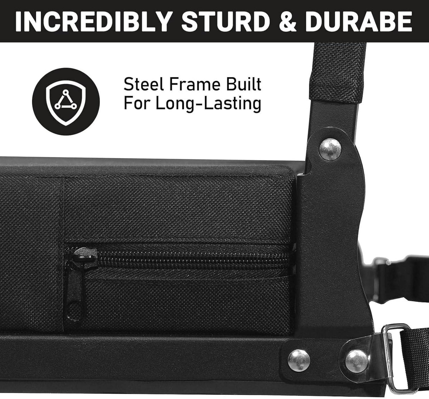 Stadium Seats for Bleachers with Back Support & Wide Cushion, Portable Folding Padded Stadium Chair with Shoulder Strap for Football & Baseball Games