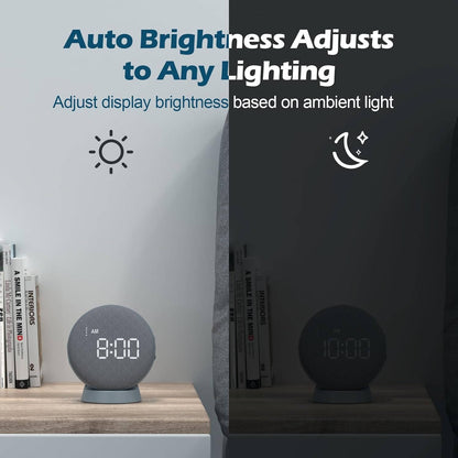 Super Loud Alarm Clock for Heavy Sleepers Adults Teens, Vibrating Alarm Clock Bed Shaker Under Pillow, Rechargeable Battery Powered Portable Travel Clock with Auto Dim Display