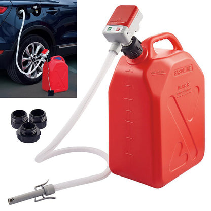 Automatic Electric Fuel Transfer Pump, Auto Stop Gas Diesel Kerosene Pump with Hose