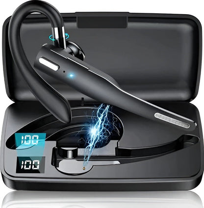 Wireless Headset with Dual Microphone Noise Reduction and Dual Device Pairing, 25-Hour Battery