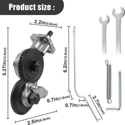 Electric Drill Metal Cutter Attachment, Sheet Metal Nibbler Cutter for Steel Aluminum and Iron