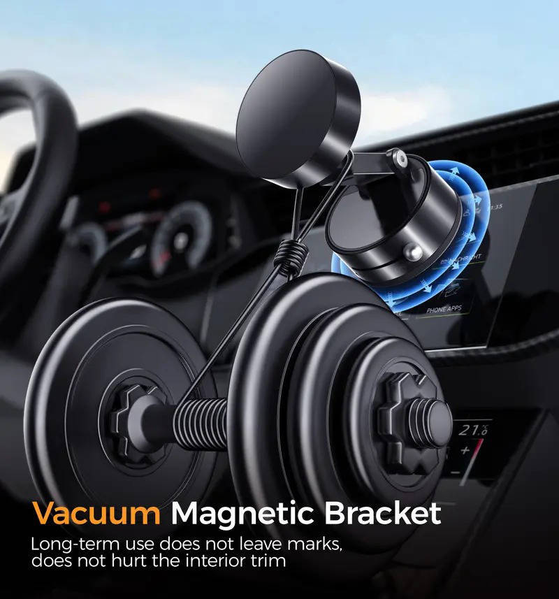 360 Magnetic Phone Holder Foldable, Strong Grip Anti Slip Stand for Car Home Travel