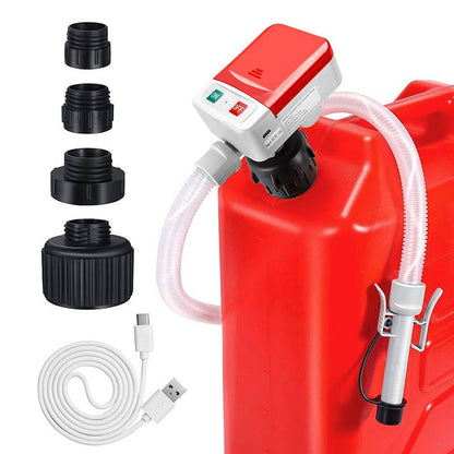 Automatic Electric Fuel Transfer Pump, Auto Stop Gas Diesel Kerosene Pump with Hose