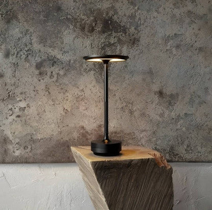 Rechargeable Touch Table Lamp with Three Color Temperatures, Stepless Dimming and Memory Function