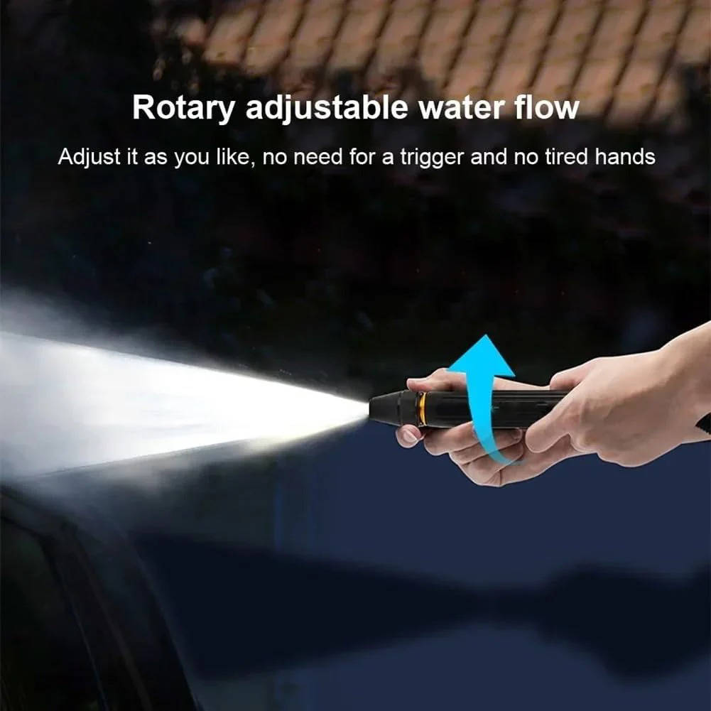 High Pressure Water Gun for Car Cleaning, Powerful Spray Nozzle for Washing Cars and Gardens