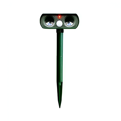 Solar Ultrasonic Animal Deterrent with Motion Sensor, IPX4 Weather-Resistant Outdoor Device