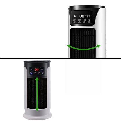 Portable Evaporative Air Cooler with 6 Speed Settings and Humidifying Function, 300ml Tank