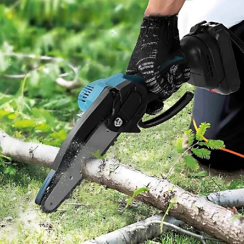 Cordless Electric Chainsaw with 1000W Motor and 21V Rechargeable Battery