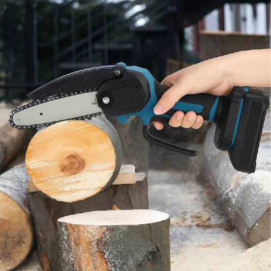 Cordless Electric Chainsaw with 1000W Motor and 21V Rechargeable Battery