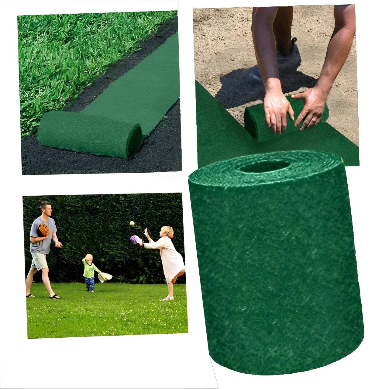 Biodegradable Grass Seed Mat with Pre-Embedded Fertilizer and Erosion Control