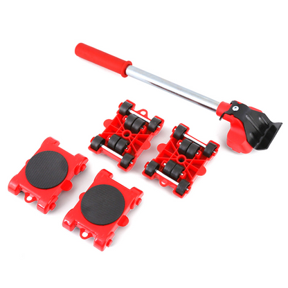 Furniture Lifter with 360-Degree Rolling Pads and Non-Marking Wheels